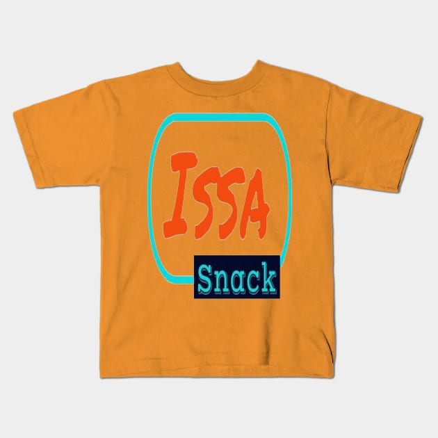 Issa Snack Logo (words) Kids T-Shirt by IssaSnackllc